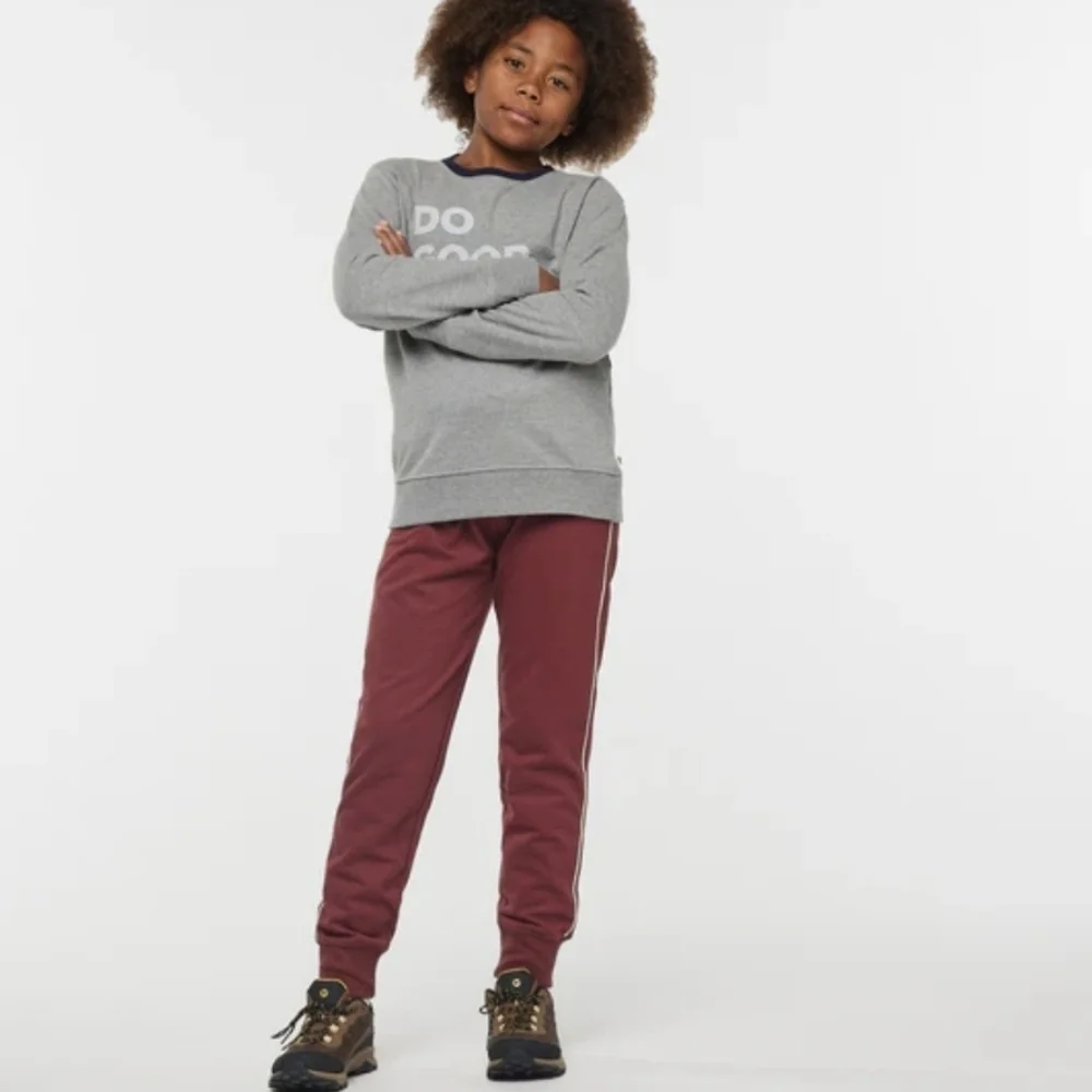 NWT Cotopaxi Kids Organic Sweatpants-Blue Spruce